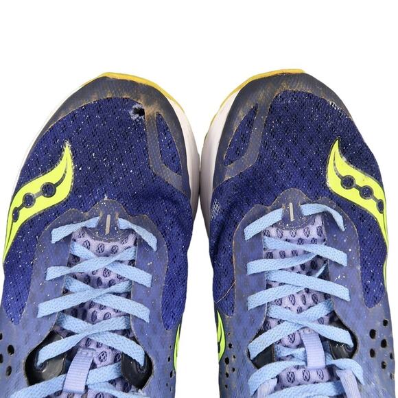 Saucony Shoes Womens 9.5 Athletic Trainer Running Kinvara 8 Sneaker Blue Sport - Picture 7 of 11